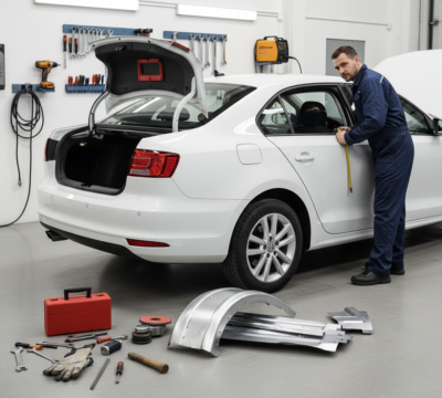 Замена задних крыльев на Volkswagen Jetta 6: пошаговая инструкция